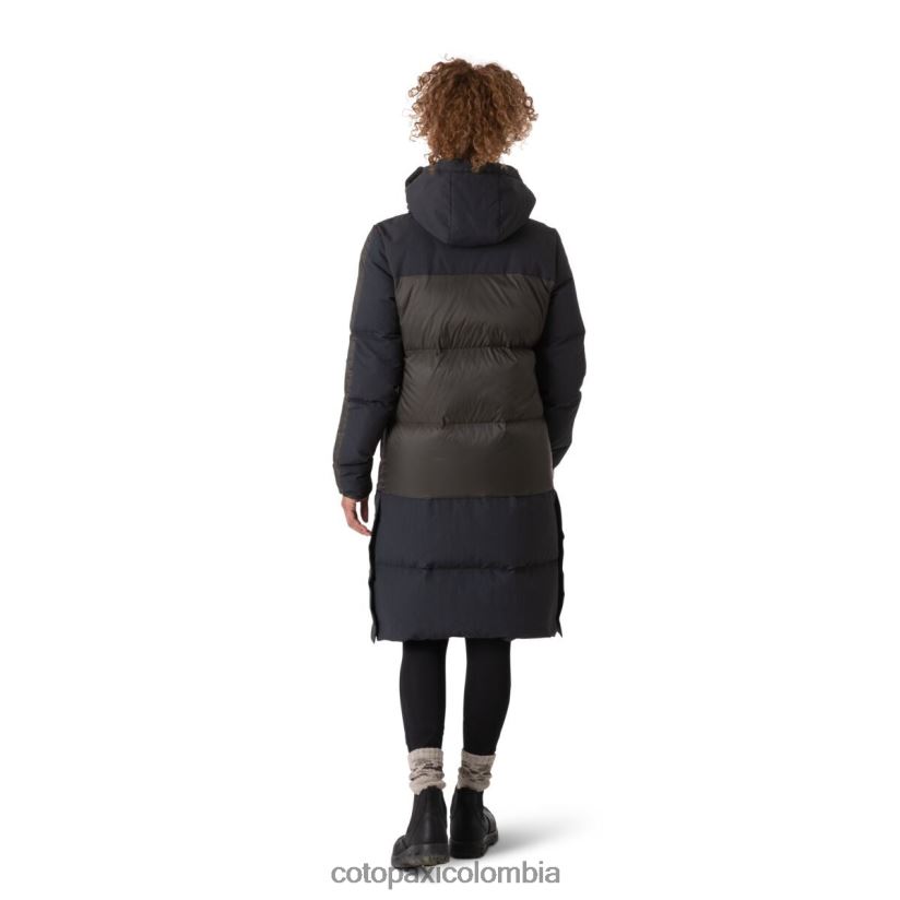 Cotopaxi parka solazo de plumas mujer negro/hierro XN60D228 ropa