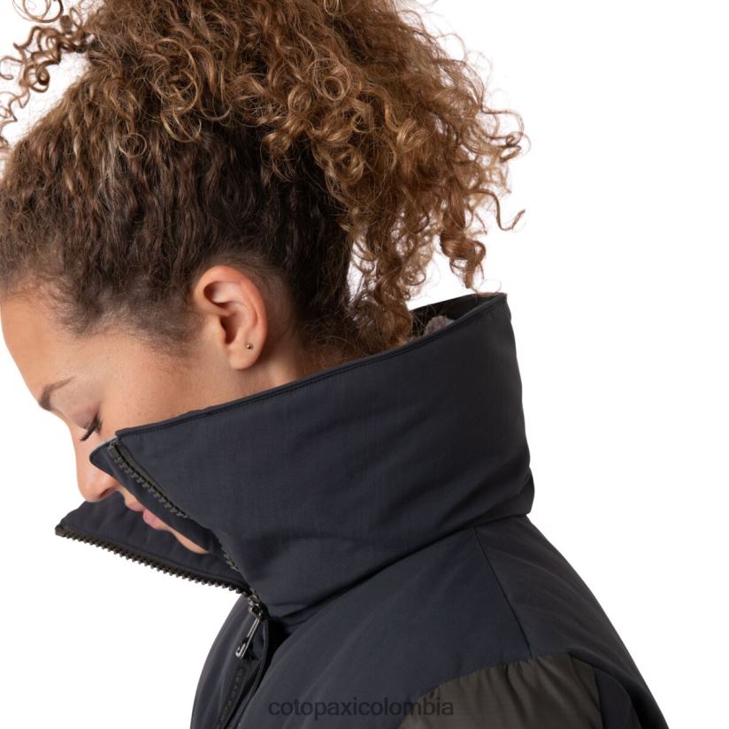 Cotopaxi parka solazo de plumas mujer negro/hierro XN60D228 ropa