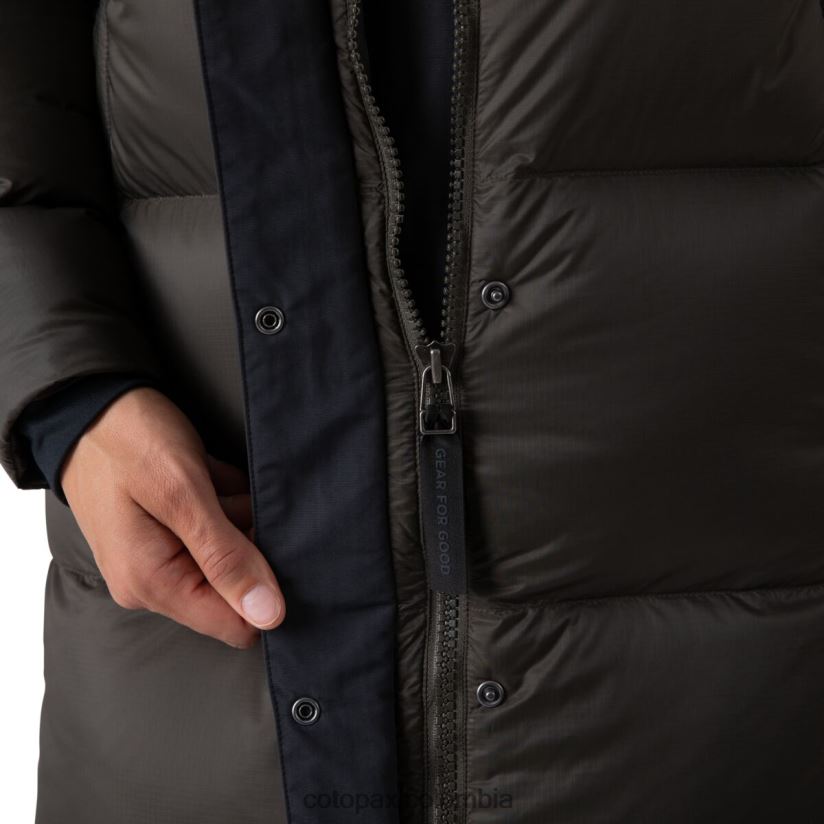 Cotopaxi parka solazo de plumas mujer negro/hierro XN60D228 ropa