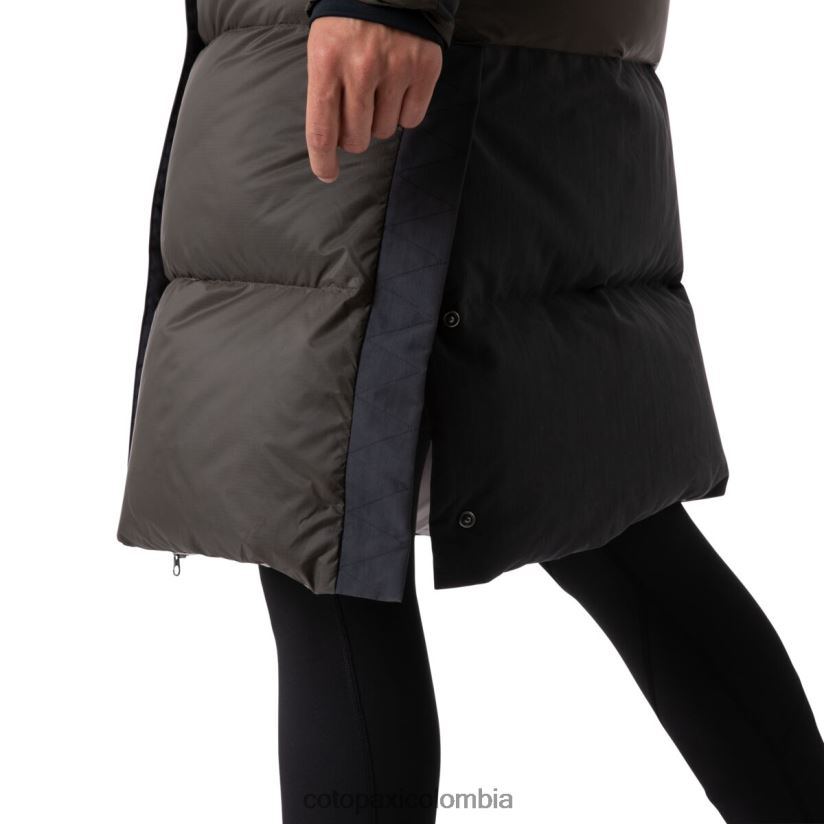 Cotopaxi parka solazo de plumas mujer negro/hierro XN60D228 ropa