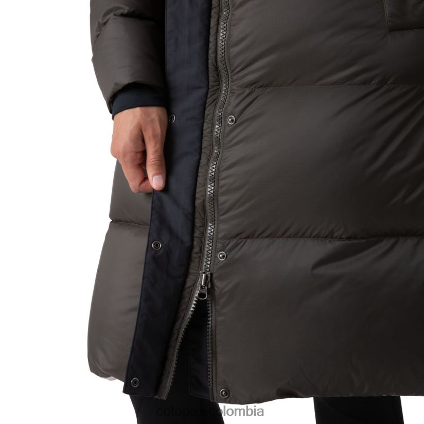 Cotopaxi parka solazo de plumas mujer negro/hierro XN60D228 ropa