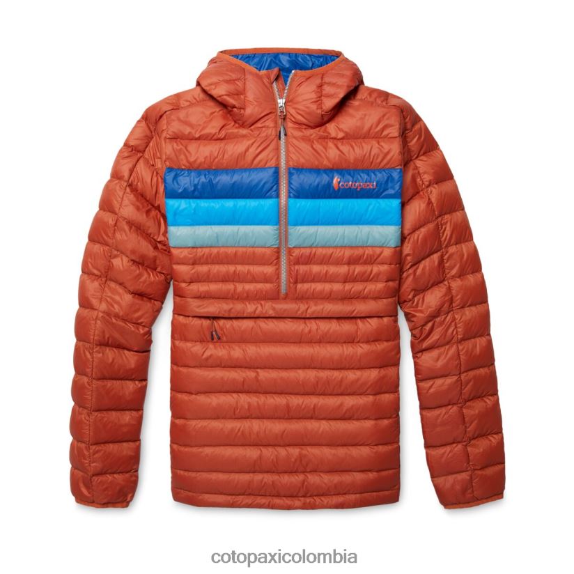 Cotopaxi sudadera con capucha fuego down mujer rayas de especias XN60D22 ropa