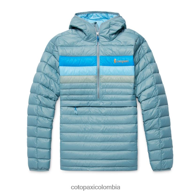 Cotopaxi sudadera con capucha fuego down mujer rayas de pasto azul XN60D24 ropa