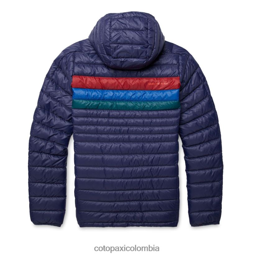 Cotopaxi sudadera con capucha fuego down mujer rayas marítimas XN60D23 ropa