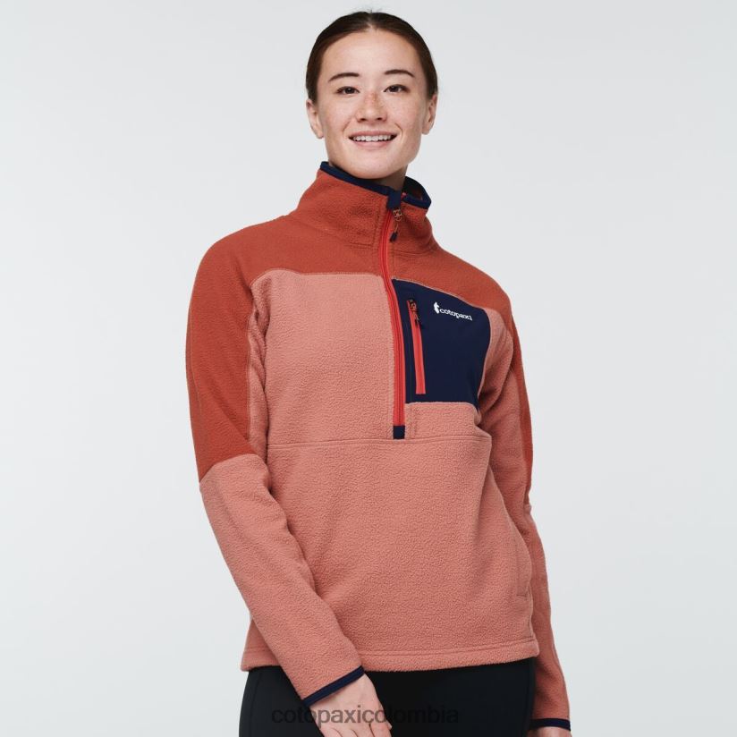 Cotopaxi polar abrazo con media cremallera mujer especia/tierra XN60D235 ropa