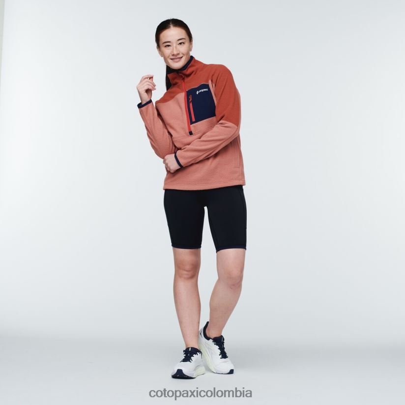 Cotopaxi polar abrazo con media cremallera mujer especia/tierra XN60D235 ropa