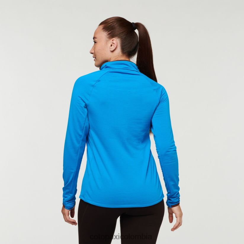Cotopaxi suéter otero de polar con media cremallera mujer agua salada/castaño XN60D223 ropa